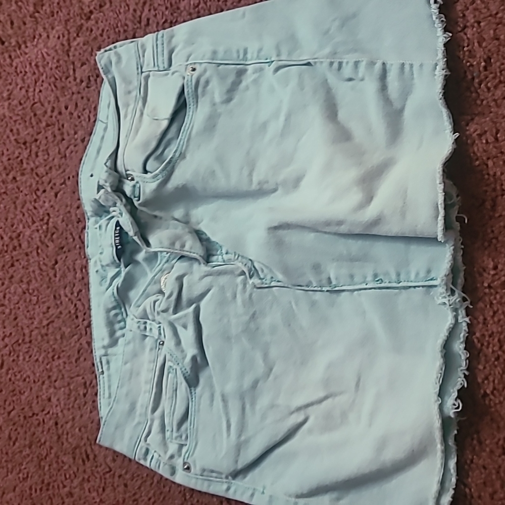 Aeropostale blue jean mini skirt.